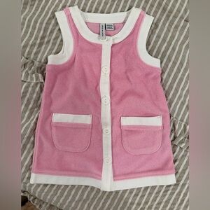 Janie and Jack Terry Button Swim Cover up 6-12M